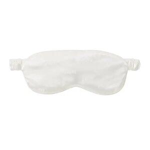 SKIMS Jacquard Eye Sleep Mask Color White